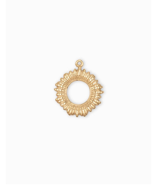 Pendentif cercle solaire 18*18 mm