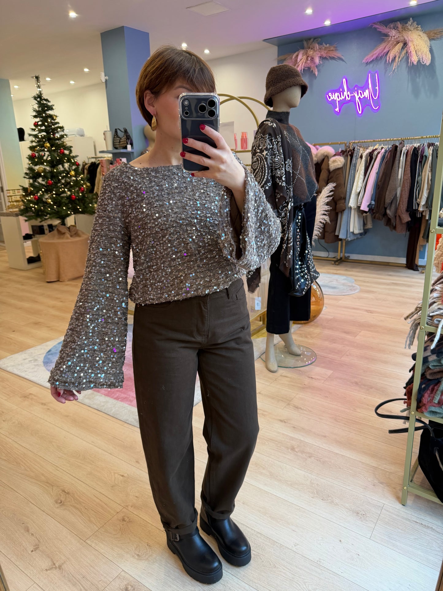 Jeans Bonnette marron