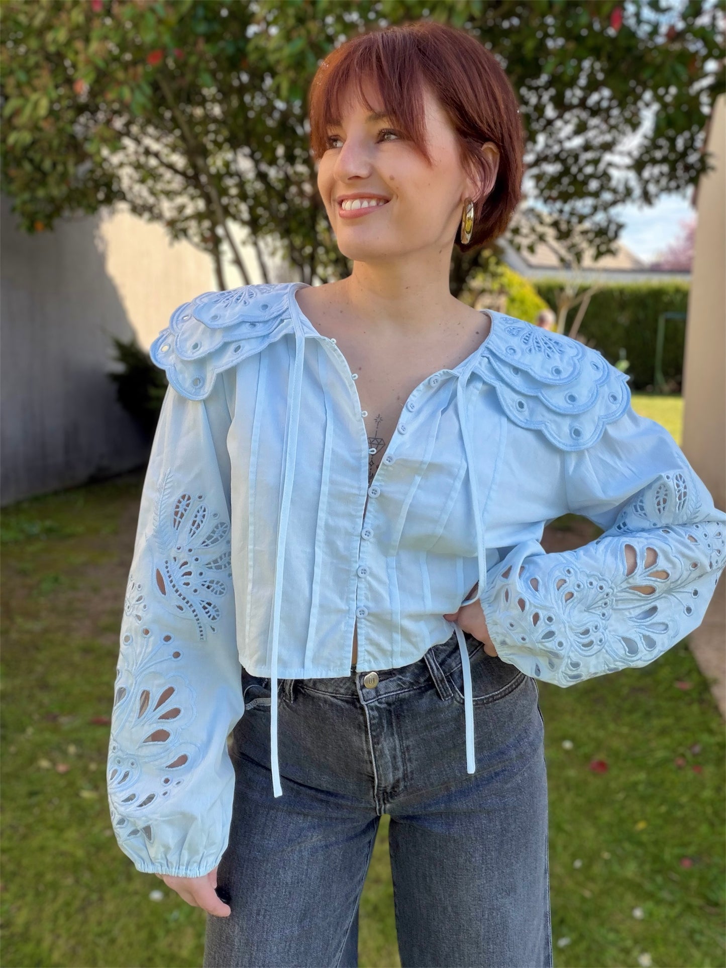 Chemise Adèle Bleu