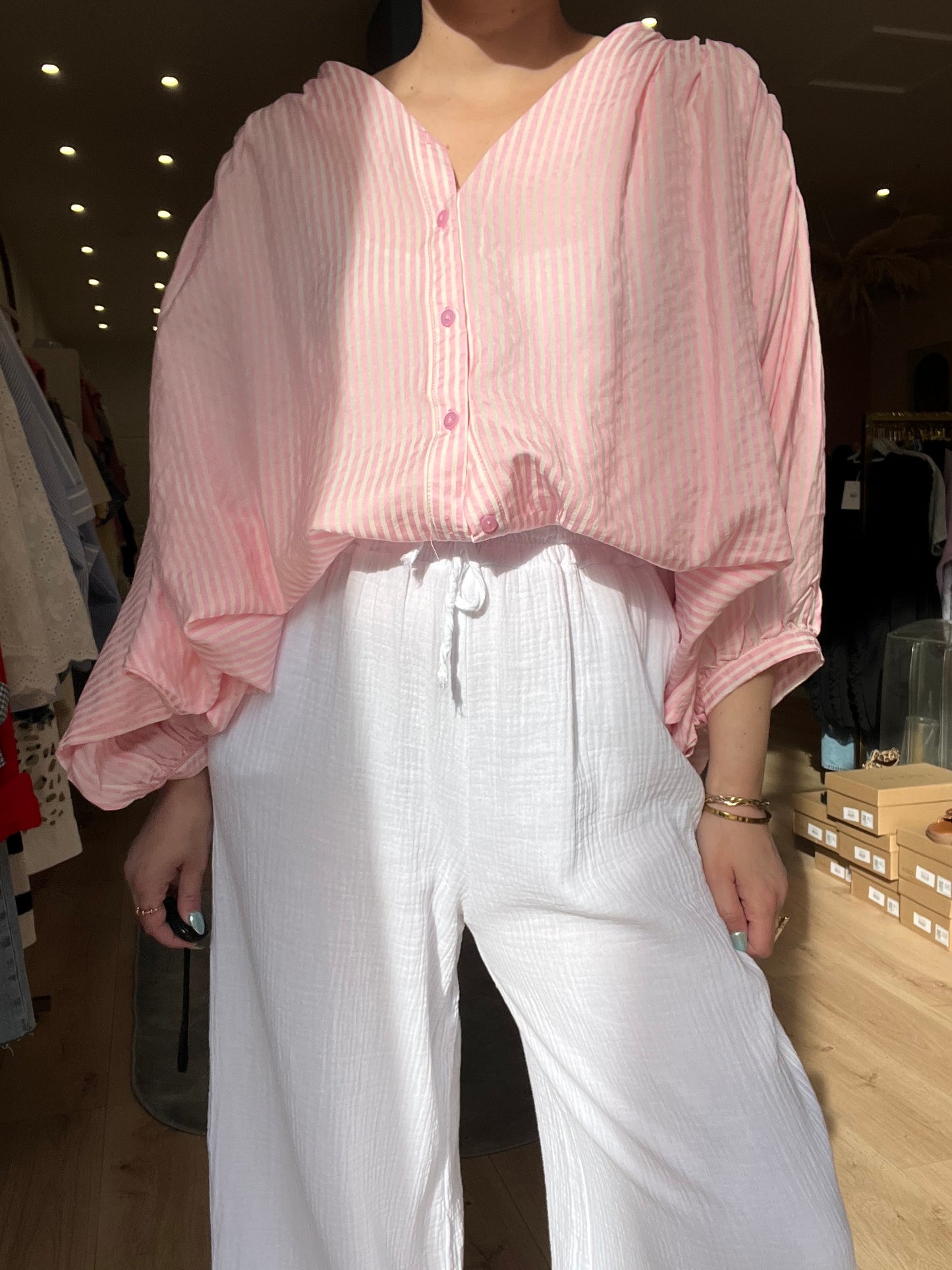Pantalon Lys blanc