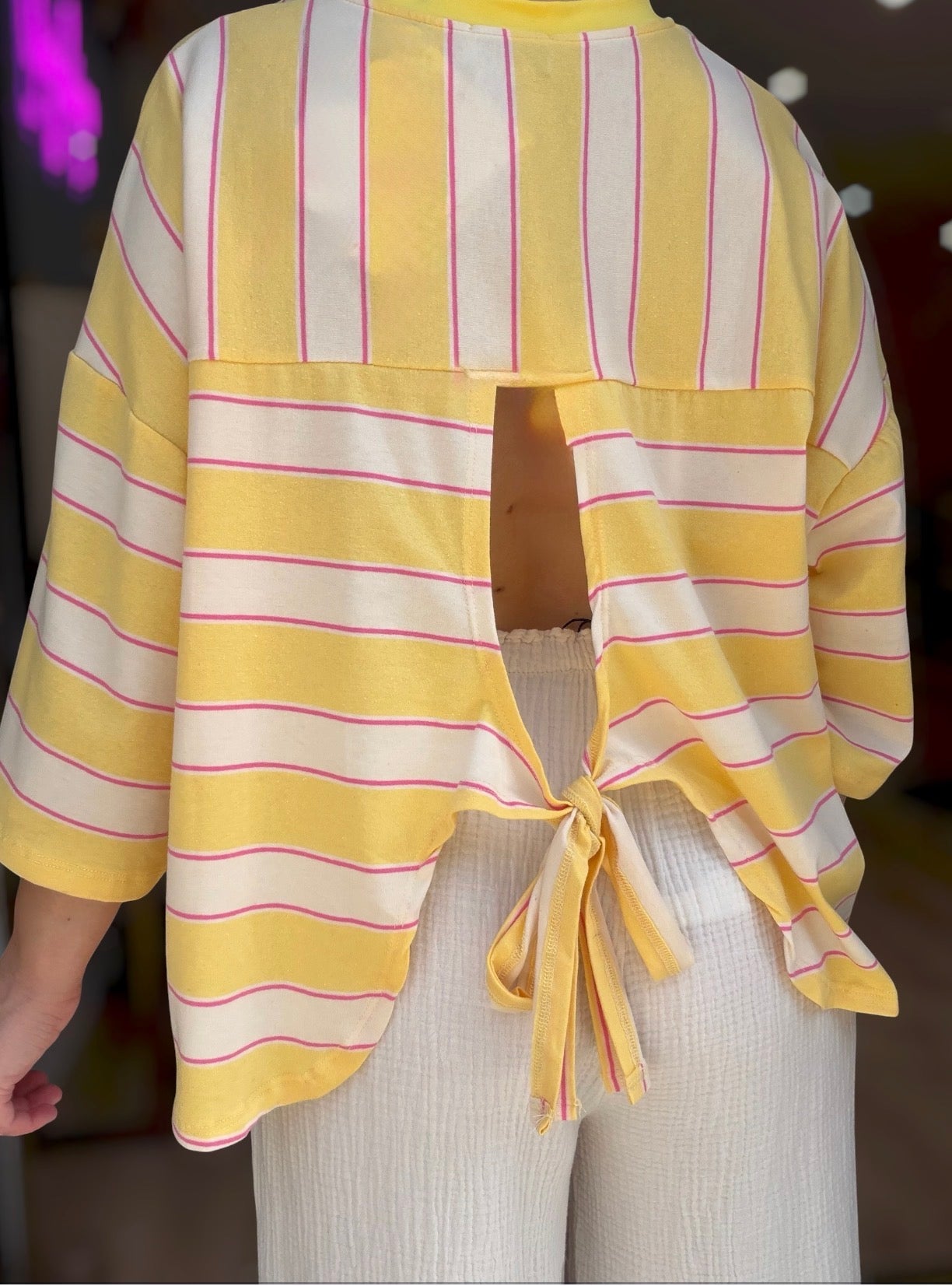 T-shirt Marcella Jaune
