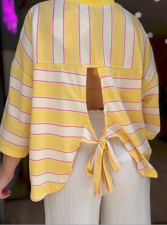 T-shirt Marcella Jaune