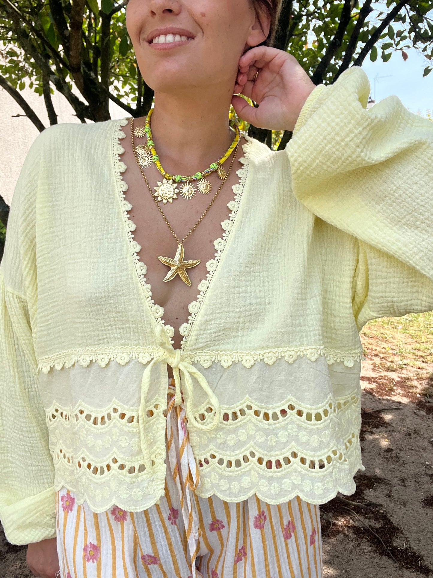 Collier Brilla jaune