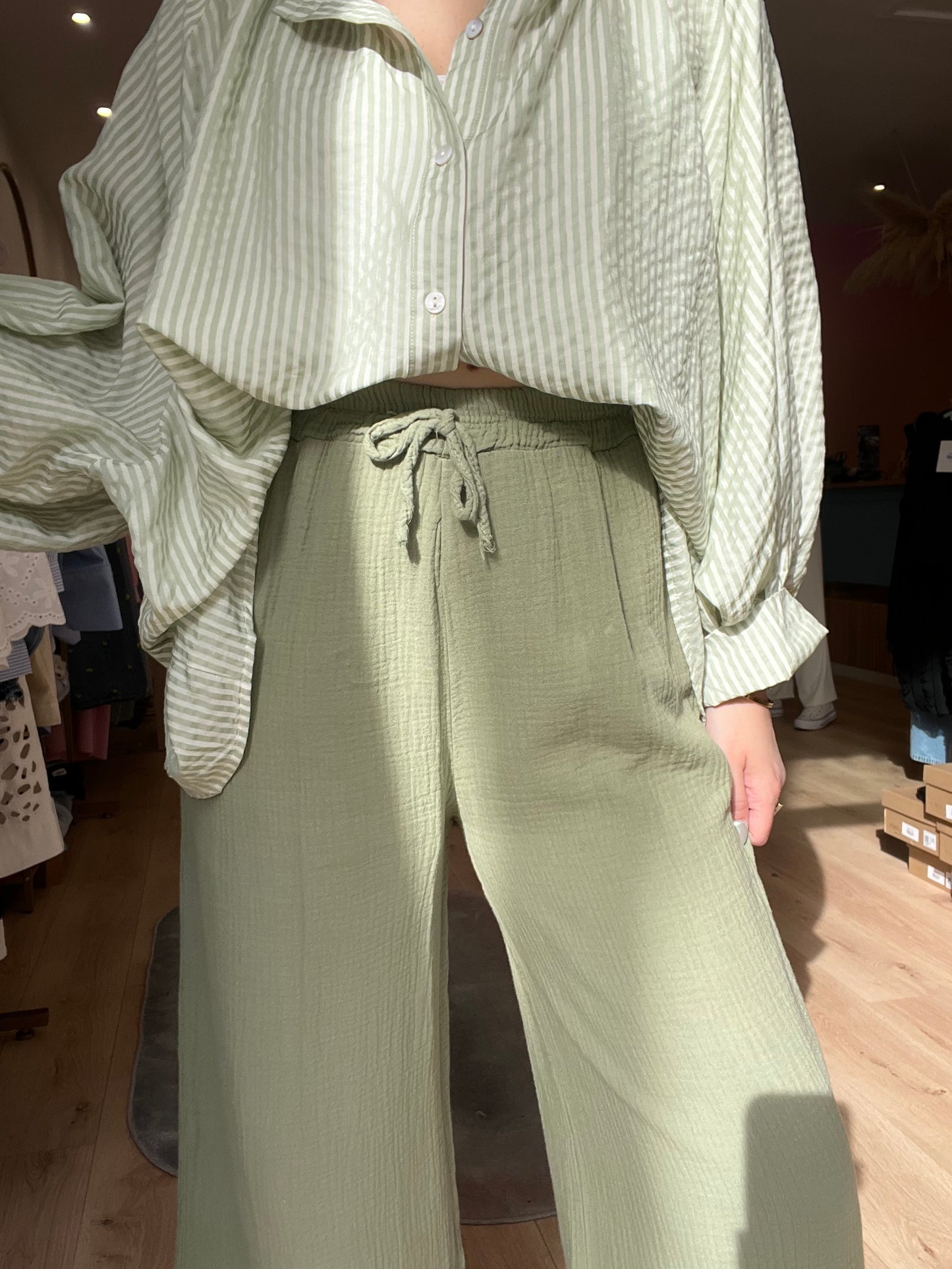 Pantalon Lys kaki
