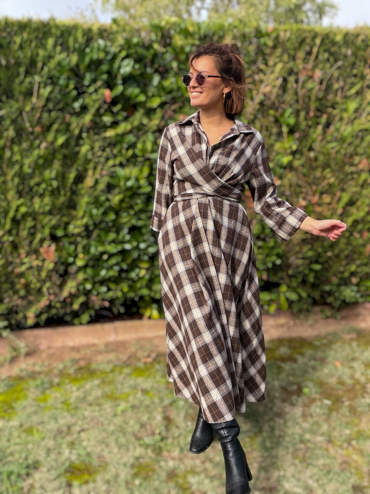 Robe lola marron