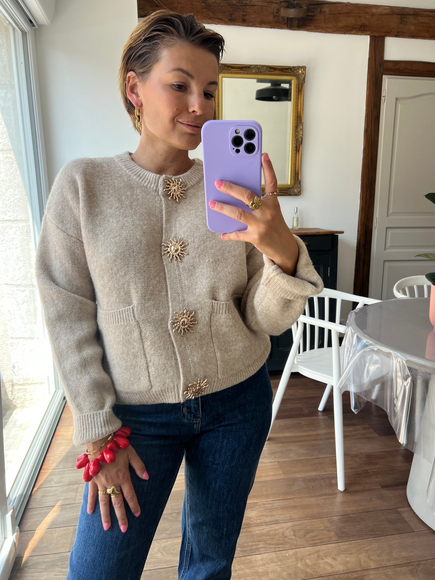 Gilet Carlie beige