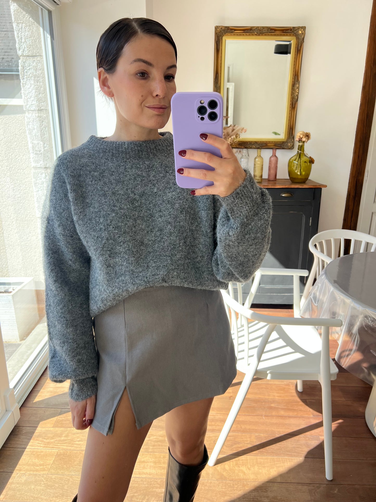 Pull gris Henriette