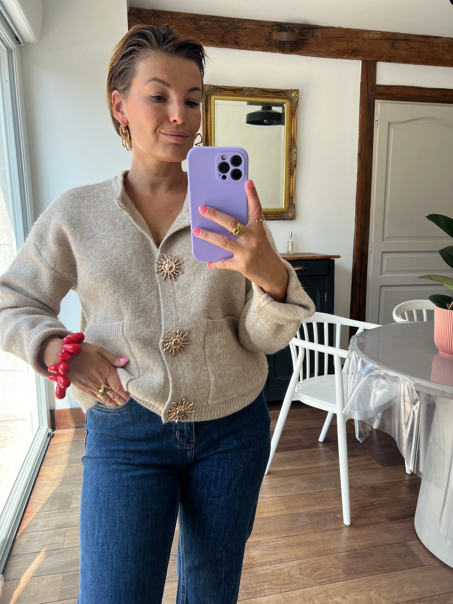 Gilet Carlie beige