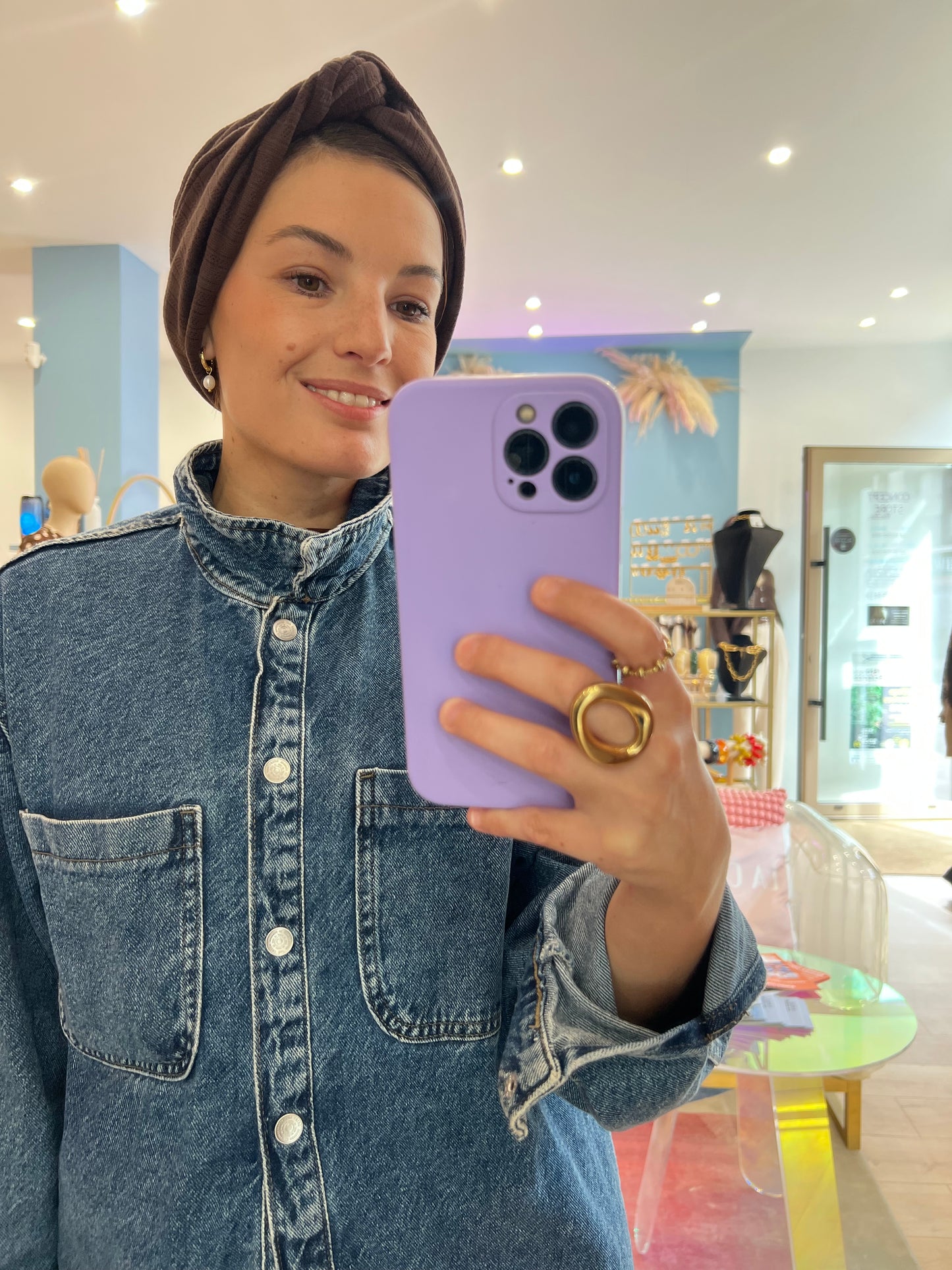 Turban Marie chocolat