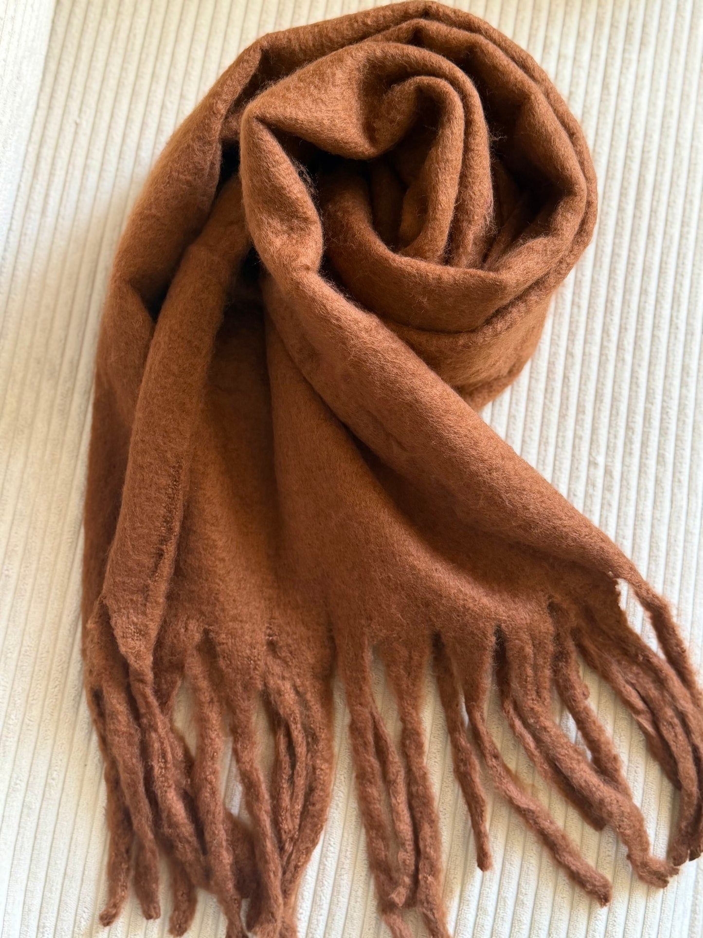 Écharpe marron Nannette