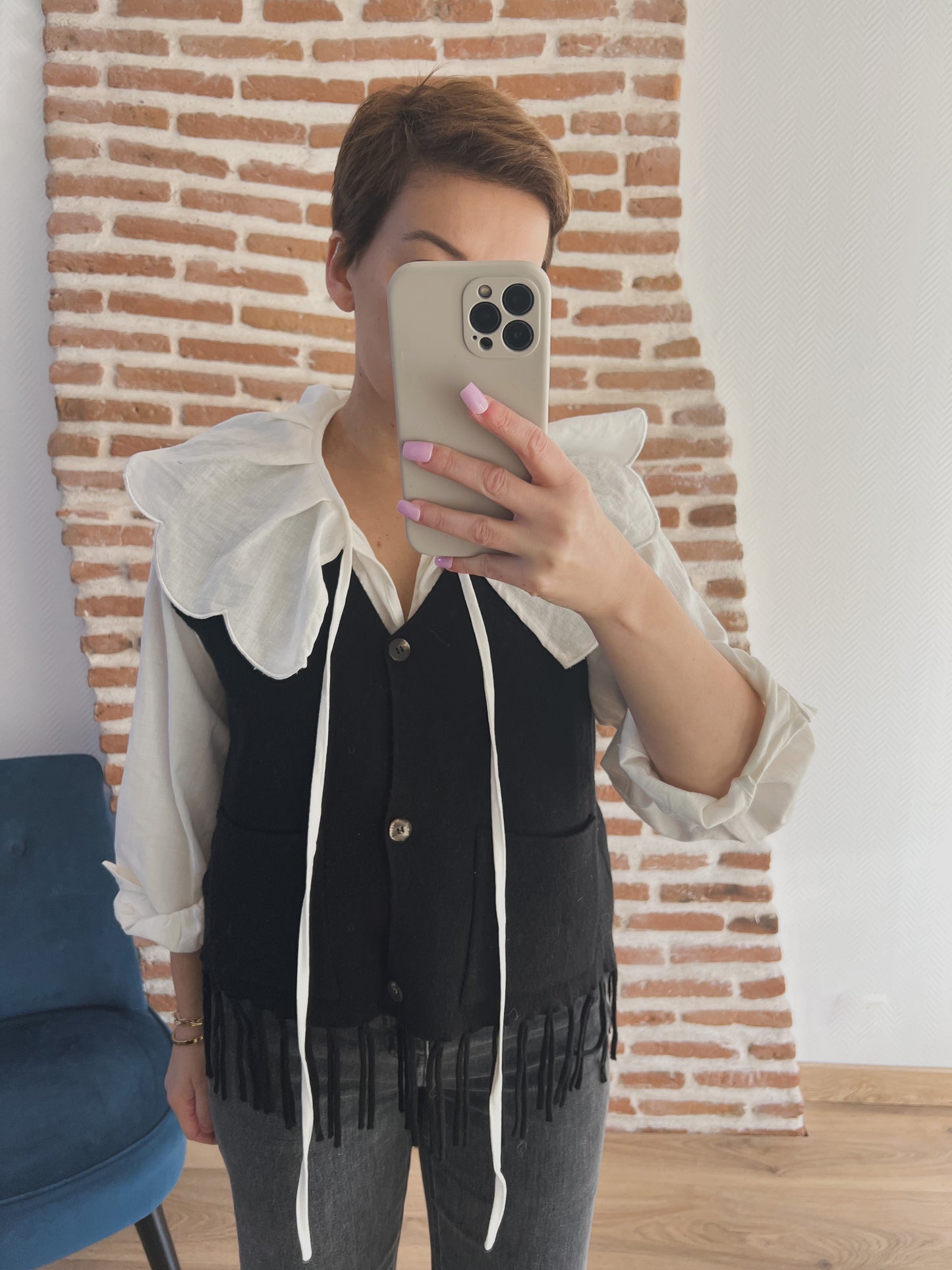 GILET SASHA NOIR