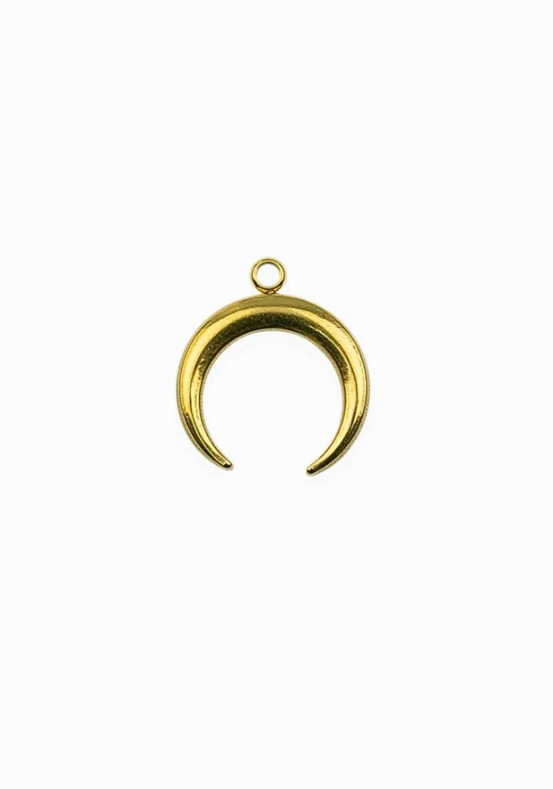 Pendentif croissant de lune 23*21mm