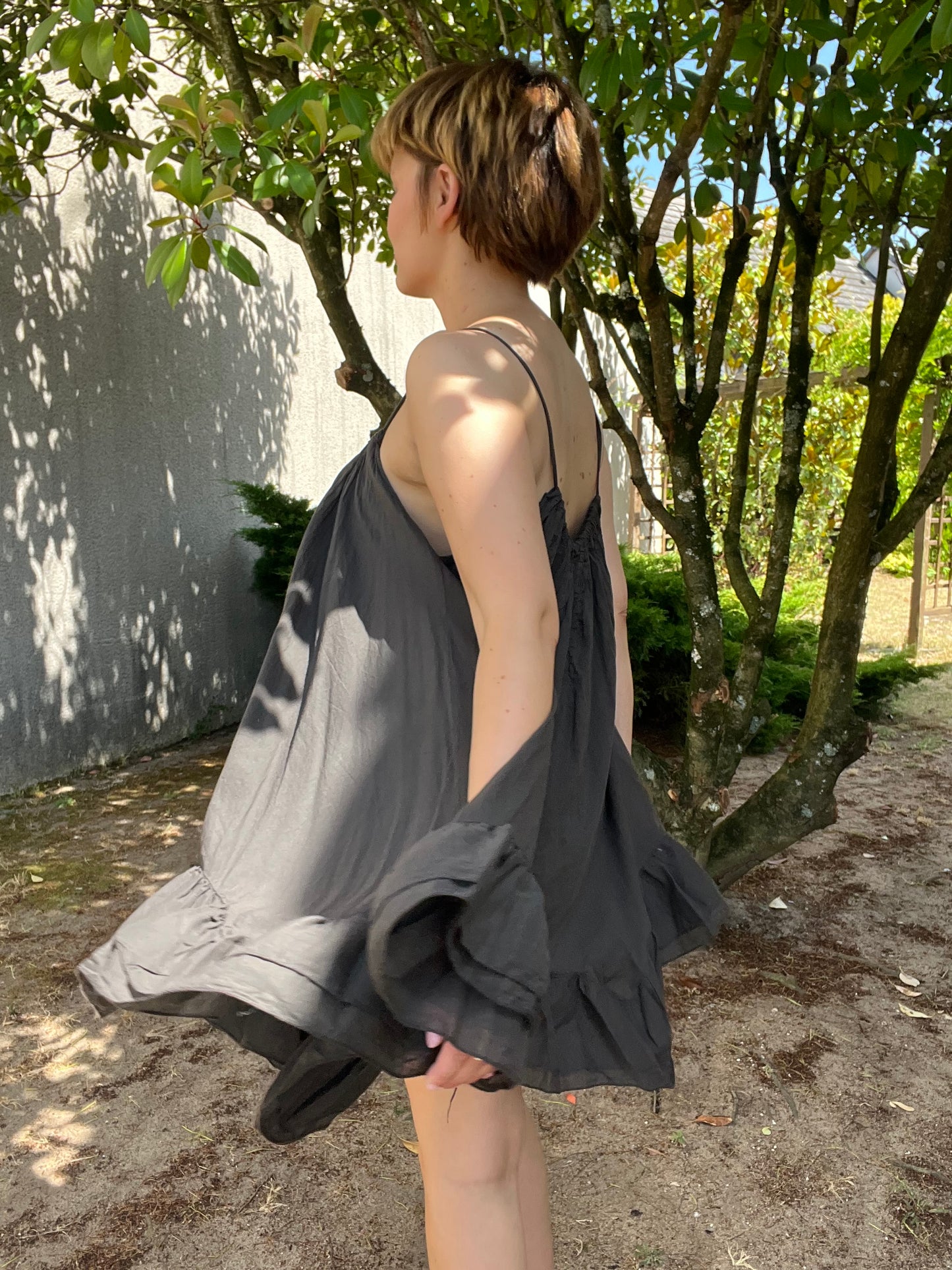 Robe Lyra marron