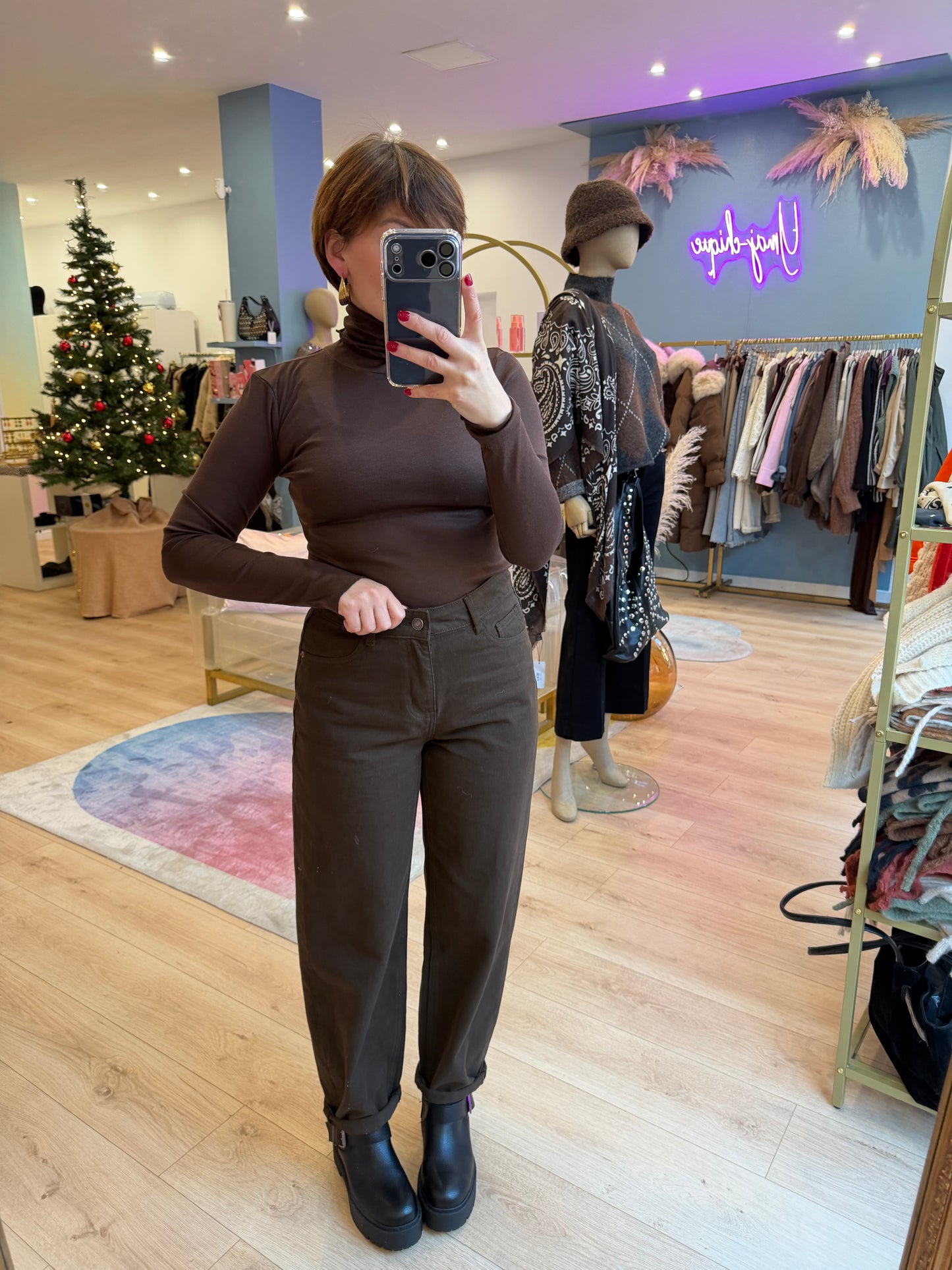 Jeans Bonnette marron