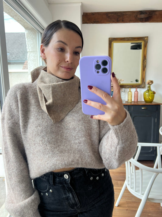 Écharpe beige Bernadette