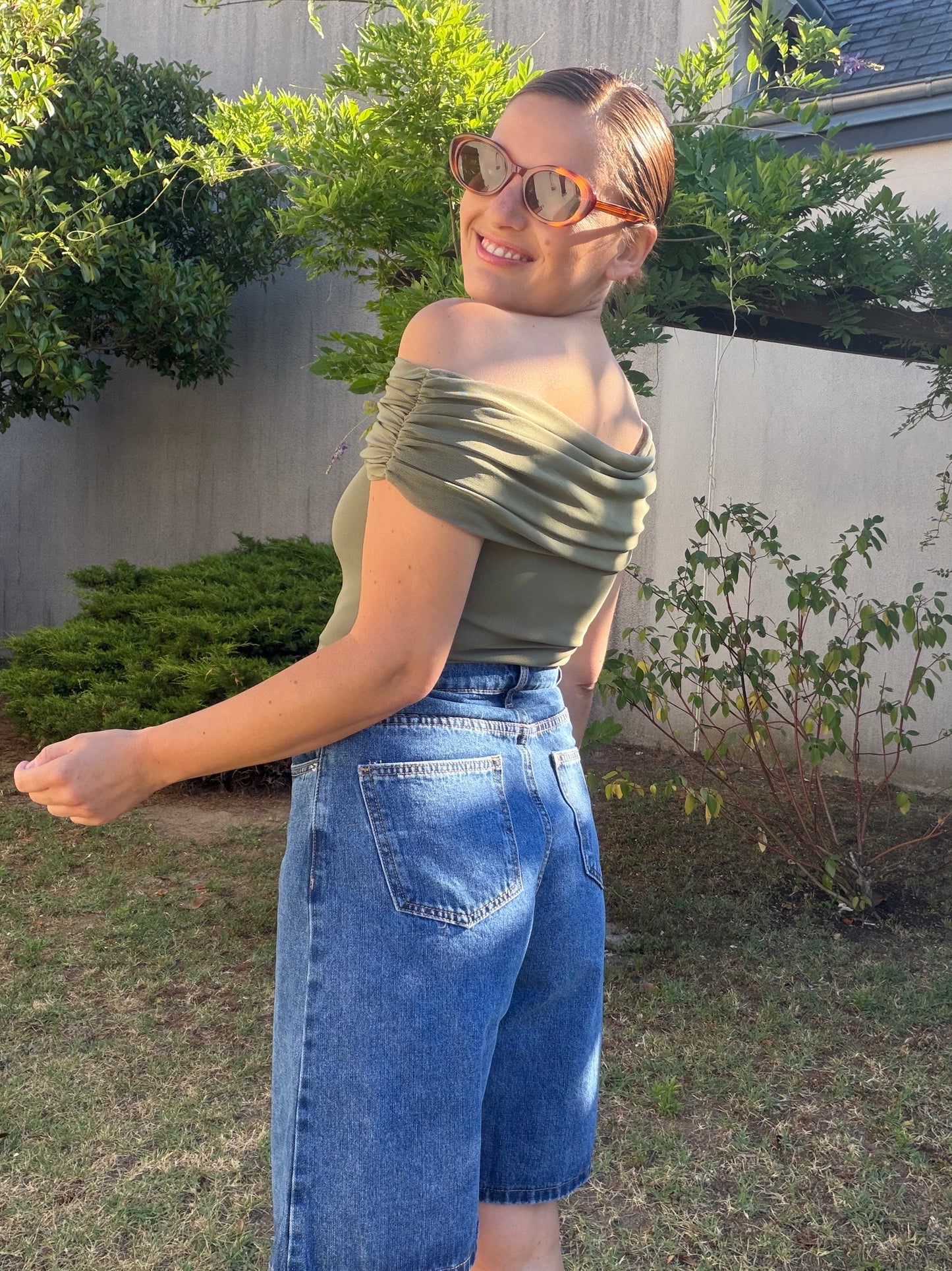 Bermuda jeans Loïs