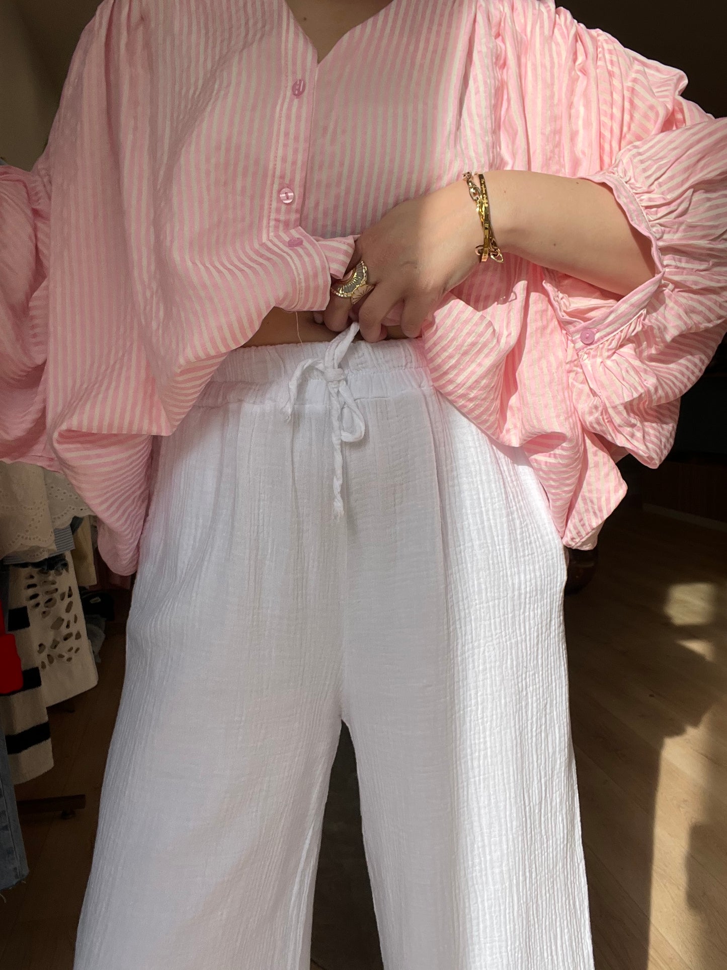Pantalon Lys blanc