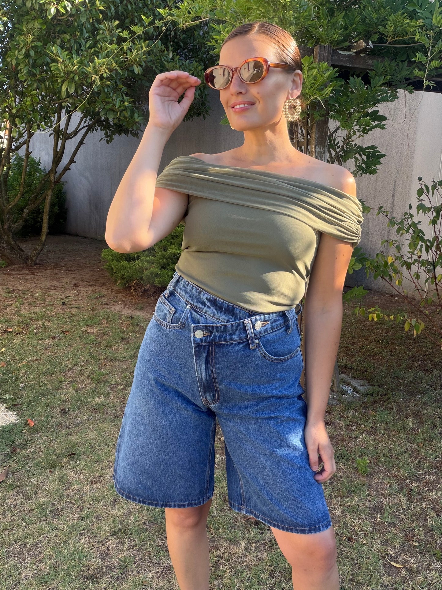 Bermuda jeans Loïs