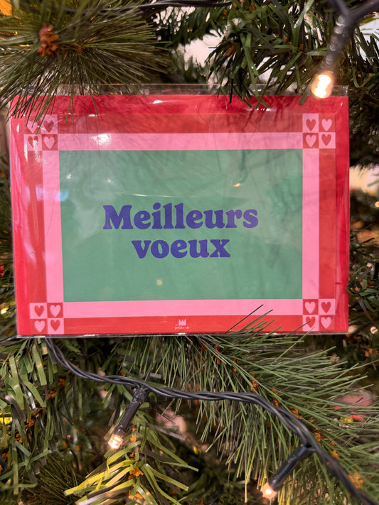 Carte meilleurs vœux