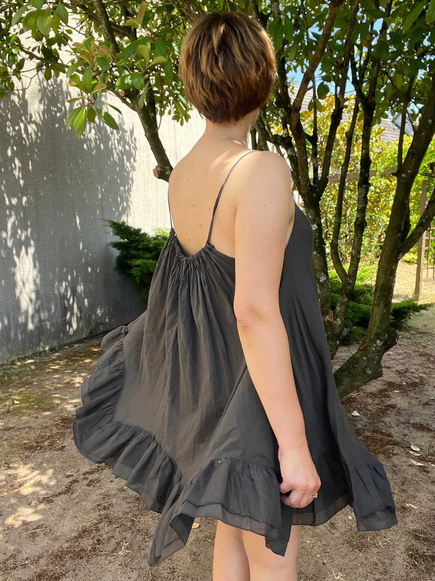 Robe Lyra marron