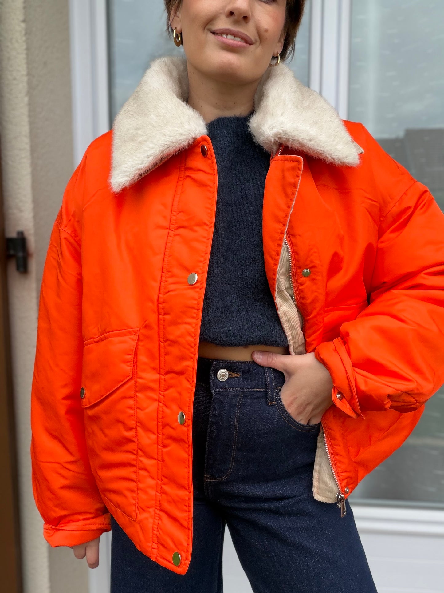Manteau Nova orange