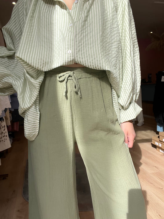 Pantalon Lys kaki
