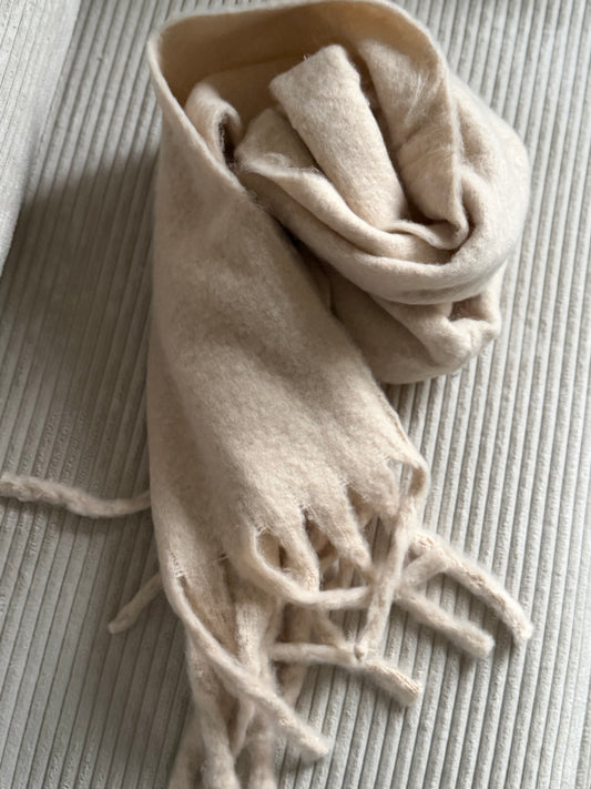 Écharpe beige Nannette