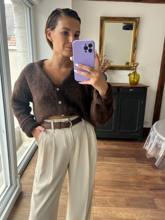 Gilet Charlie Marron