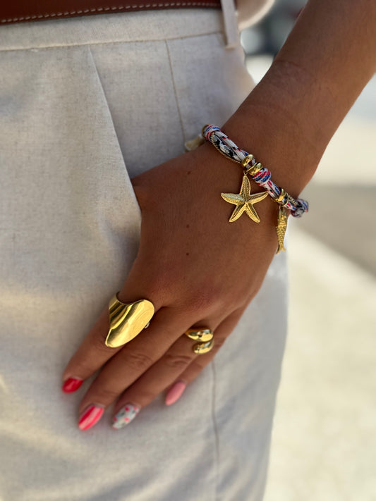 Bracelet coquillage noir