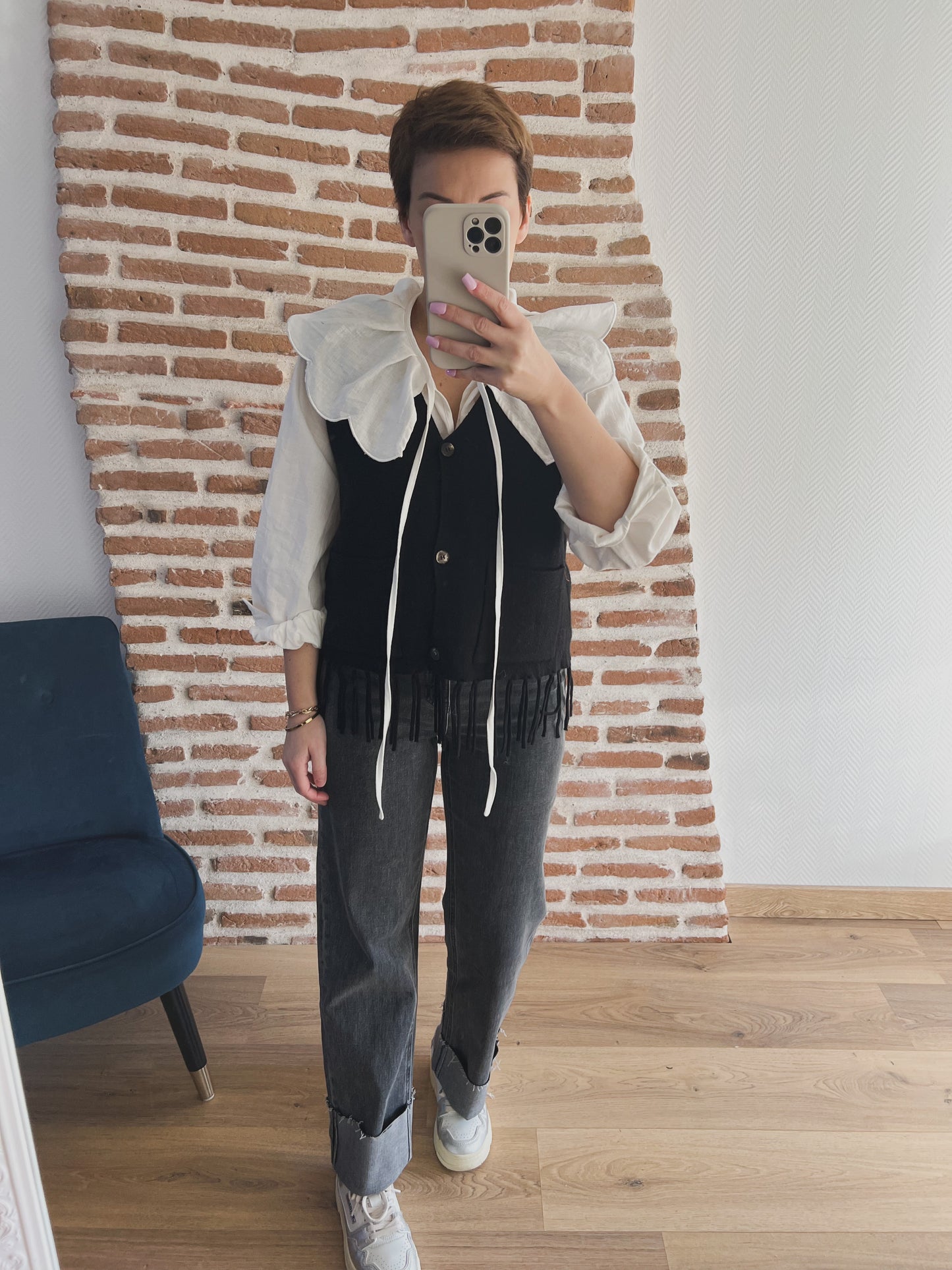 GILET SASHA NOIR
