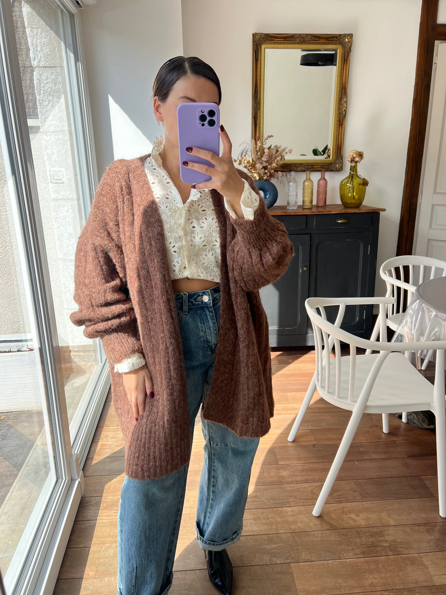 Gilet Ginette chocolat