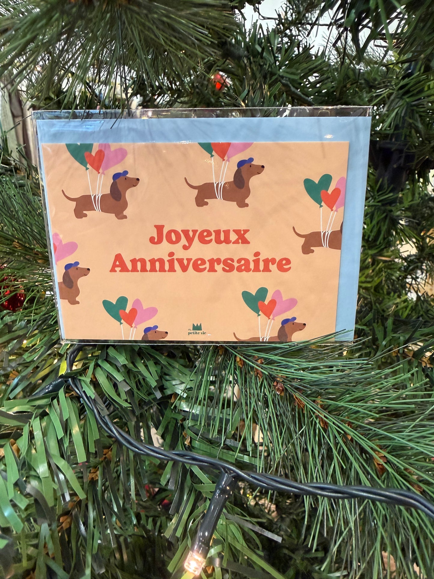 Carte anniversaire chien