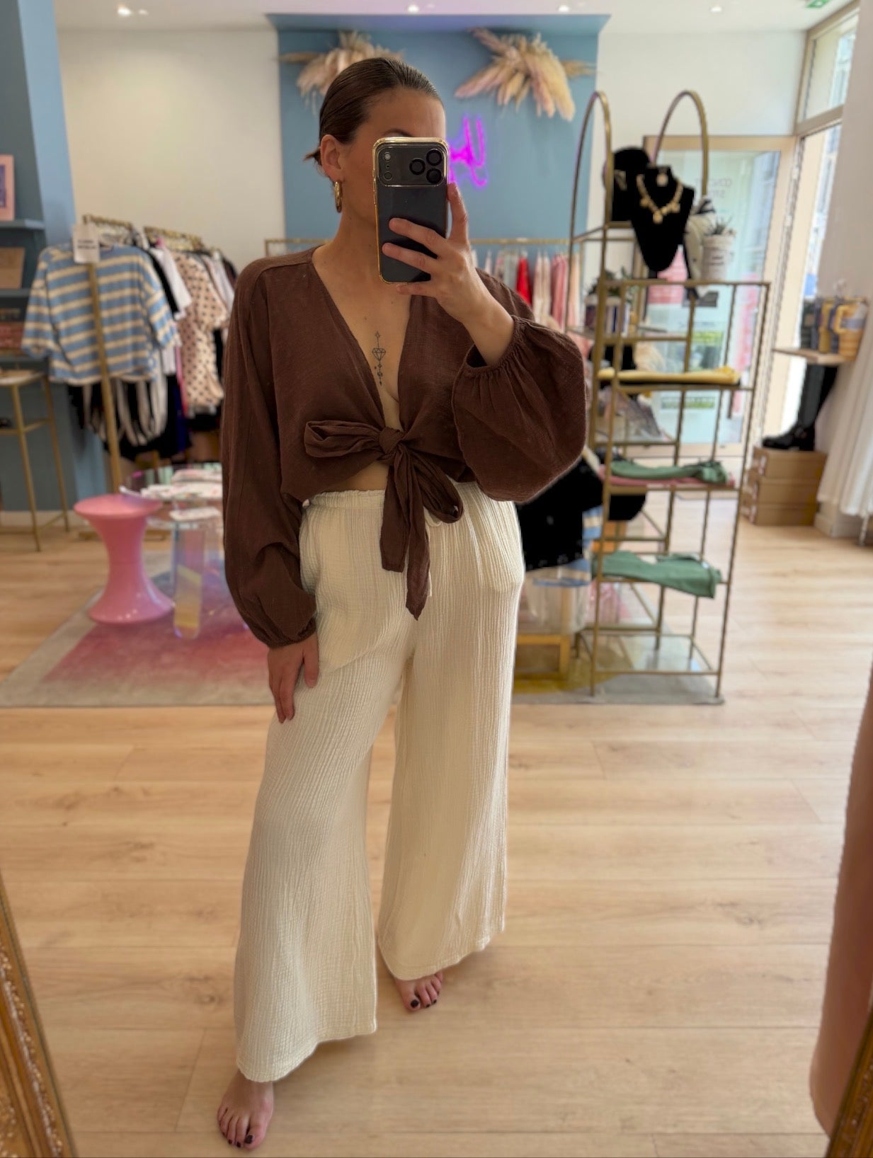 Pantalon Julio écru