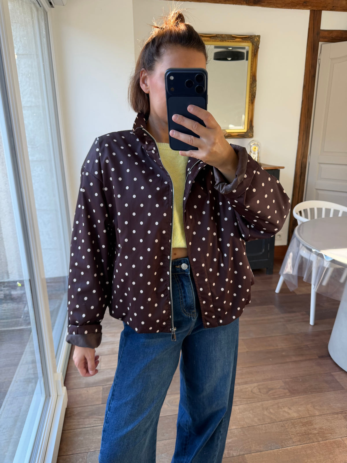 Veste César marron