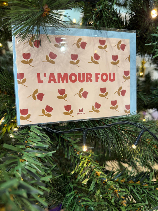 Carte l’amour fou
