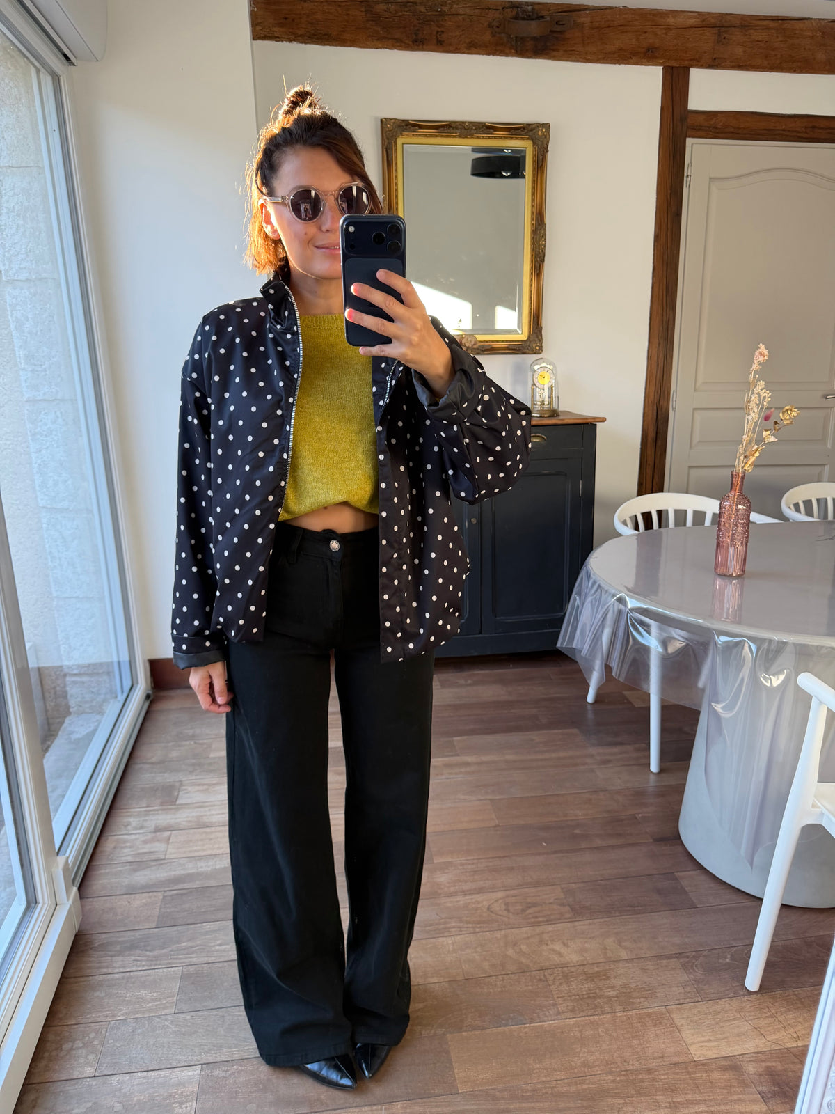 Veste César noir