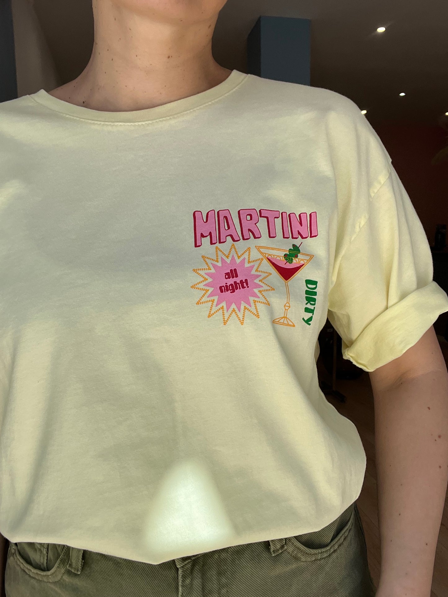 T-shirt Martini Jaune