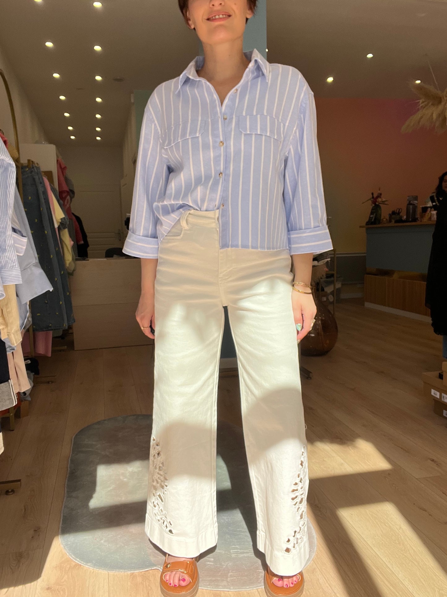 Chemise Louison bleue