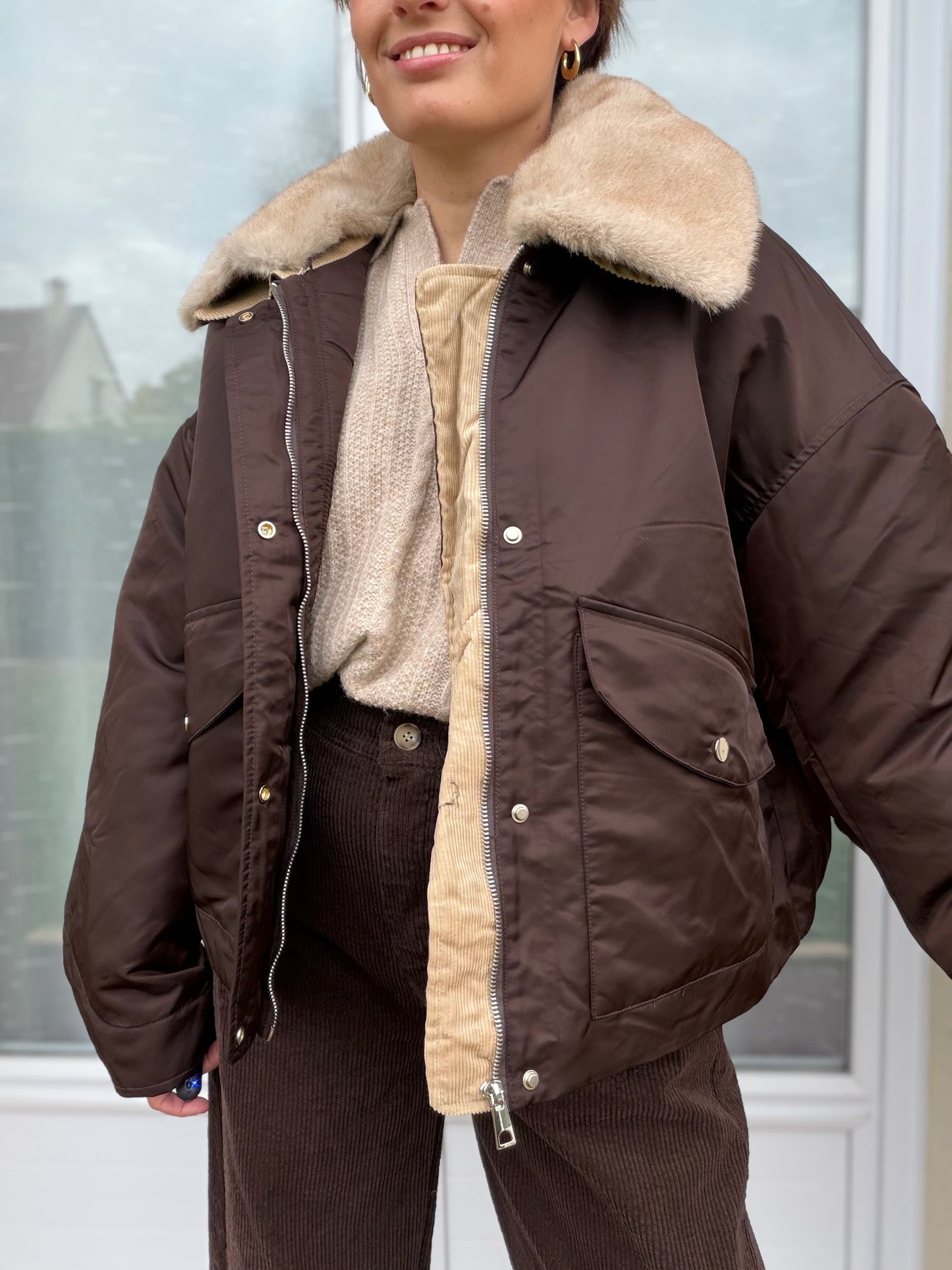 Manteau Nova chocolat