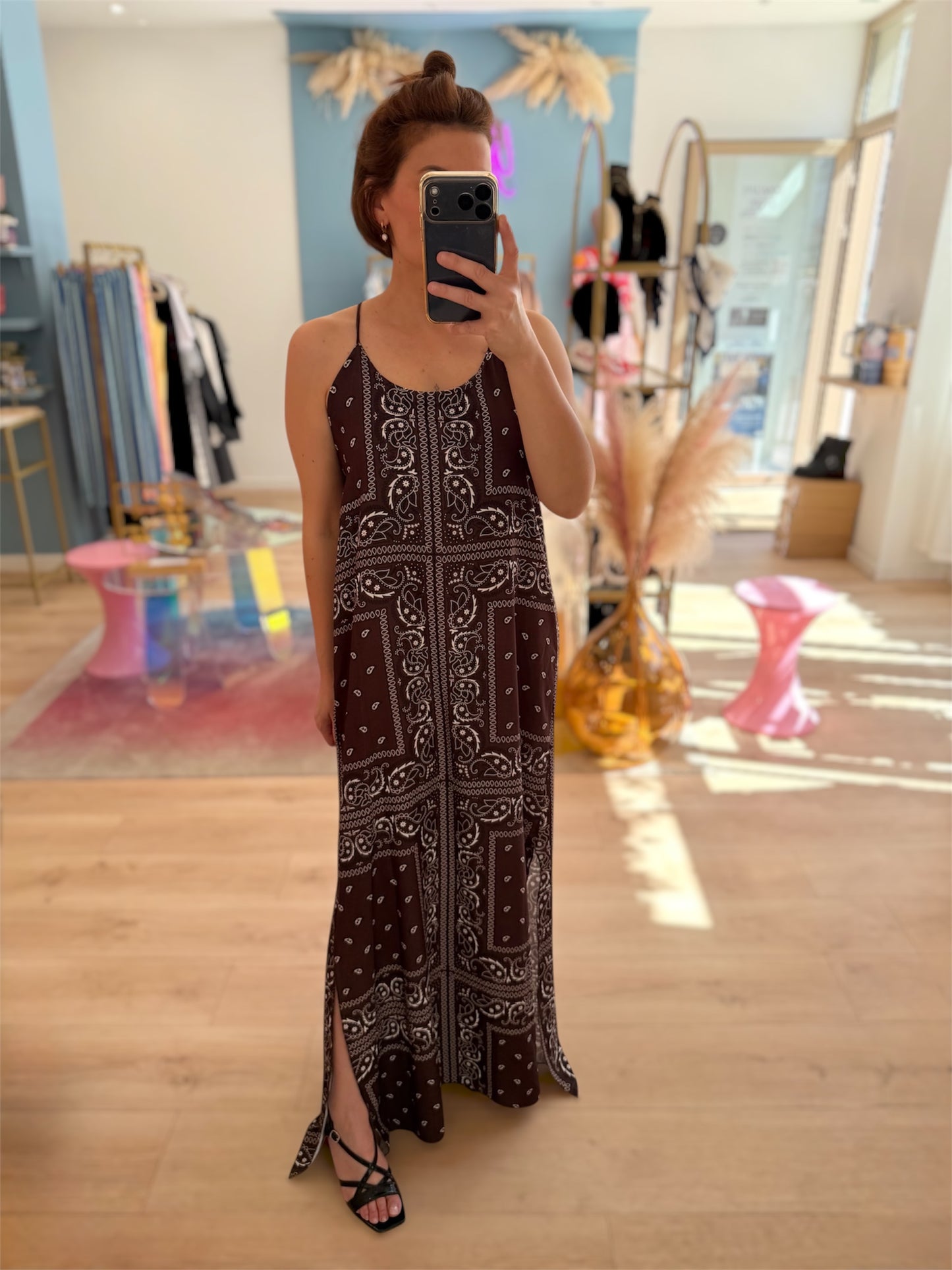 Robe Bandana marron