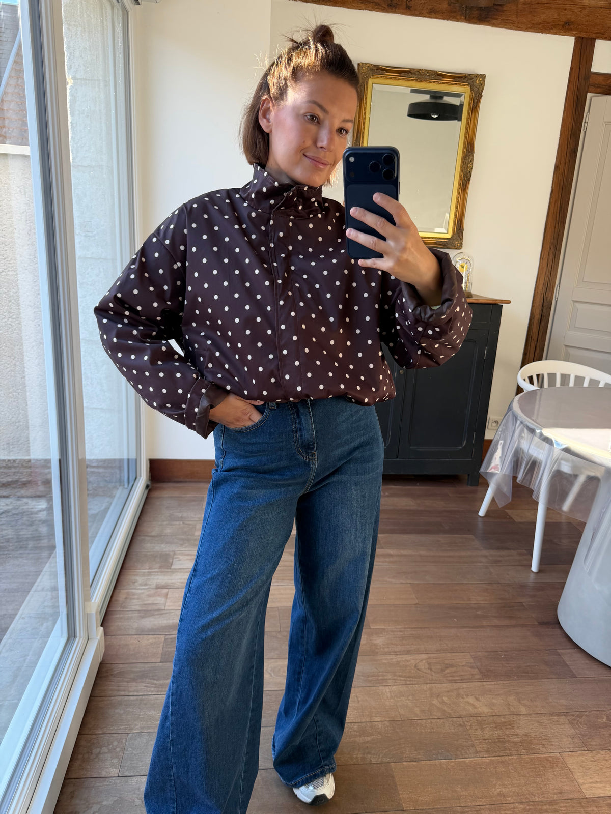 Veste César marron