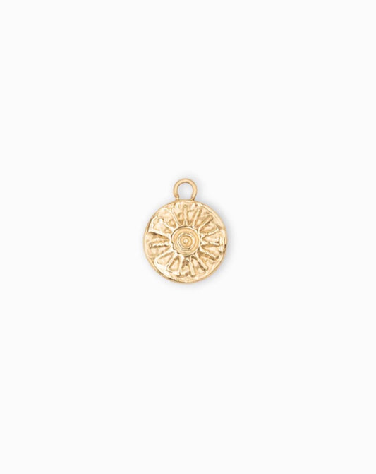 Pendentifs médaille soleil 10mm