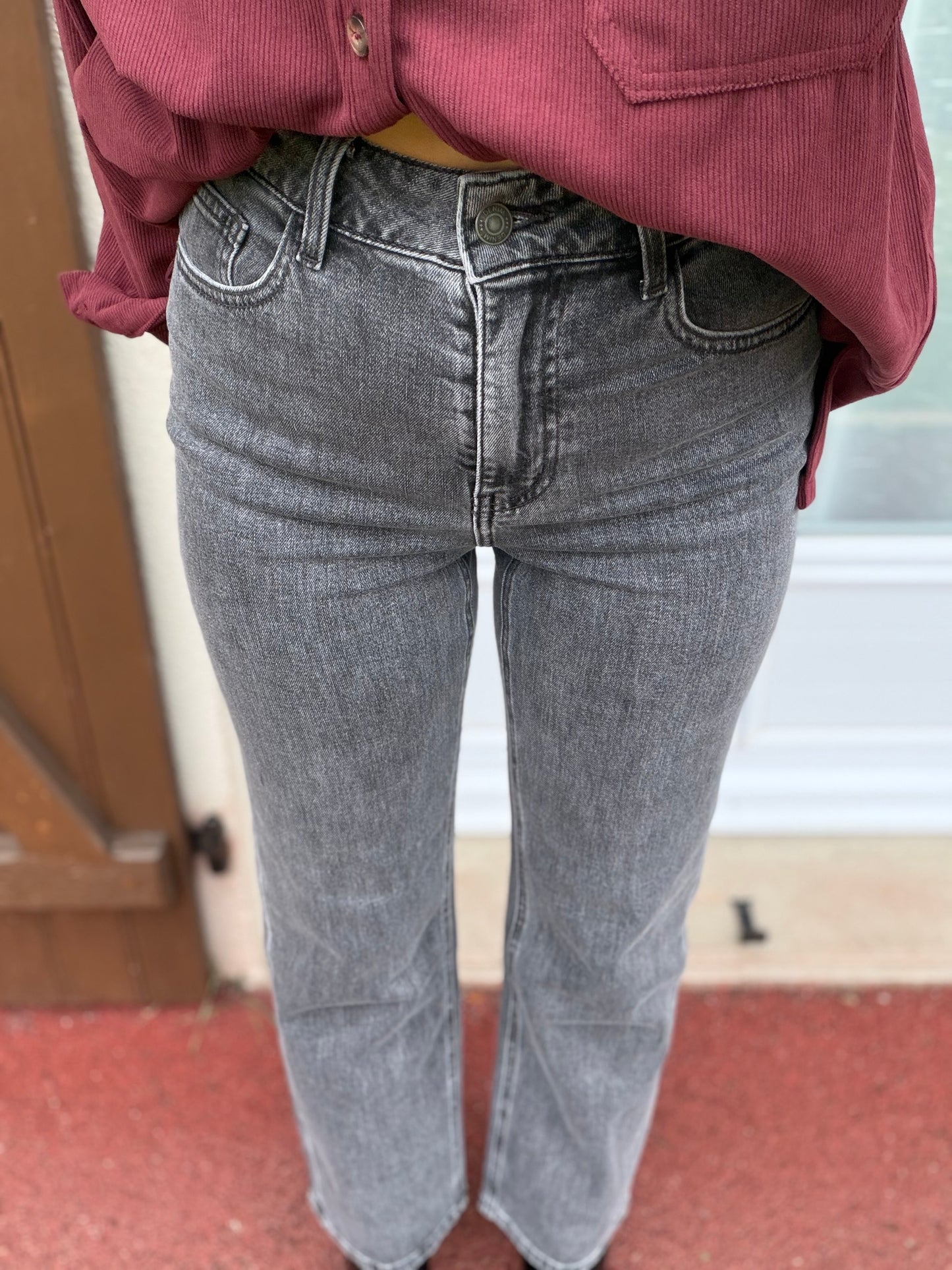 JEANS SOLANGE gris