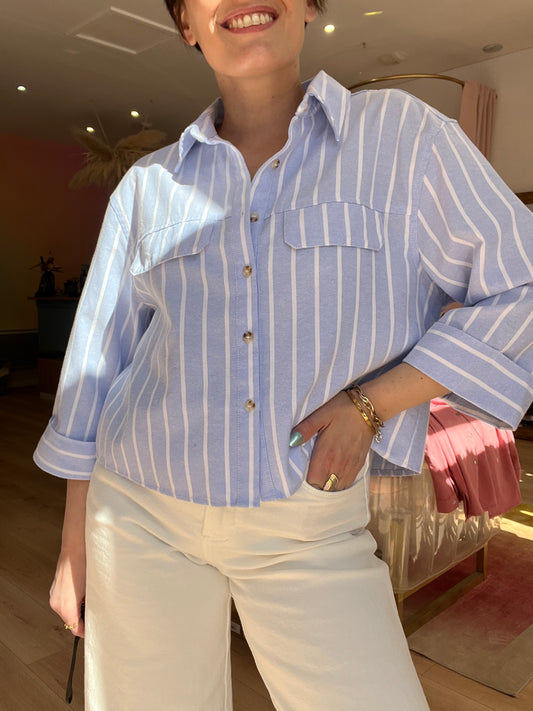 Chemise Louison bleue