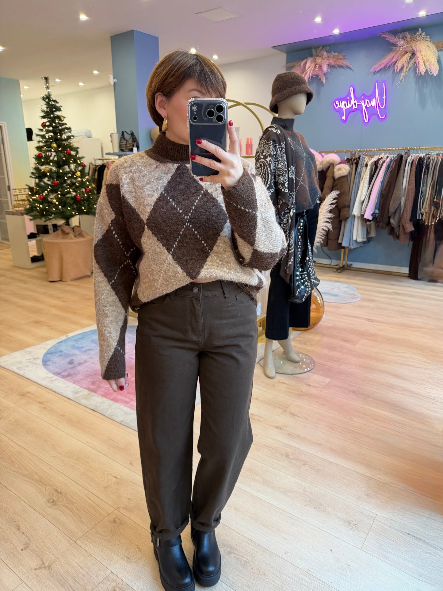 Jeans Bonnette marron