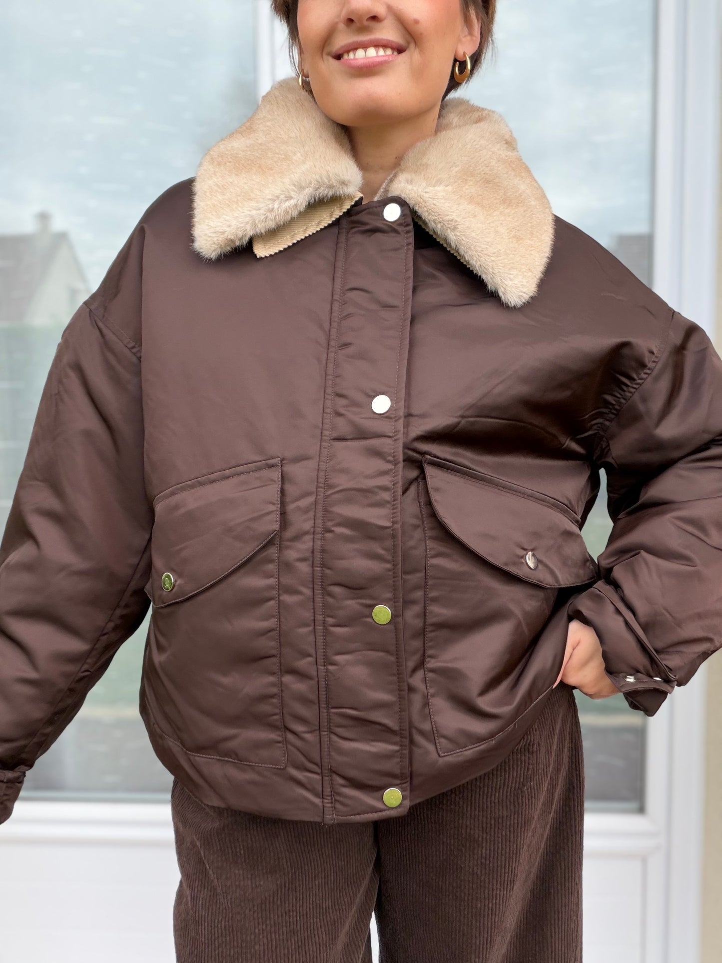 Manteau Nova chocolat