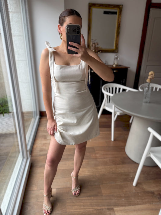 Robe Amélia Beige