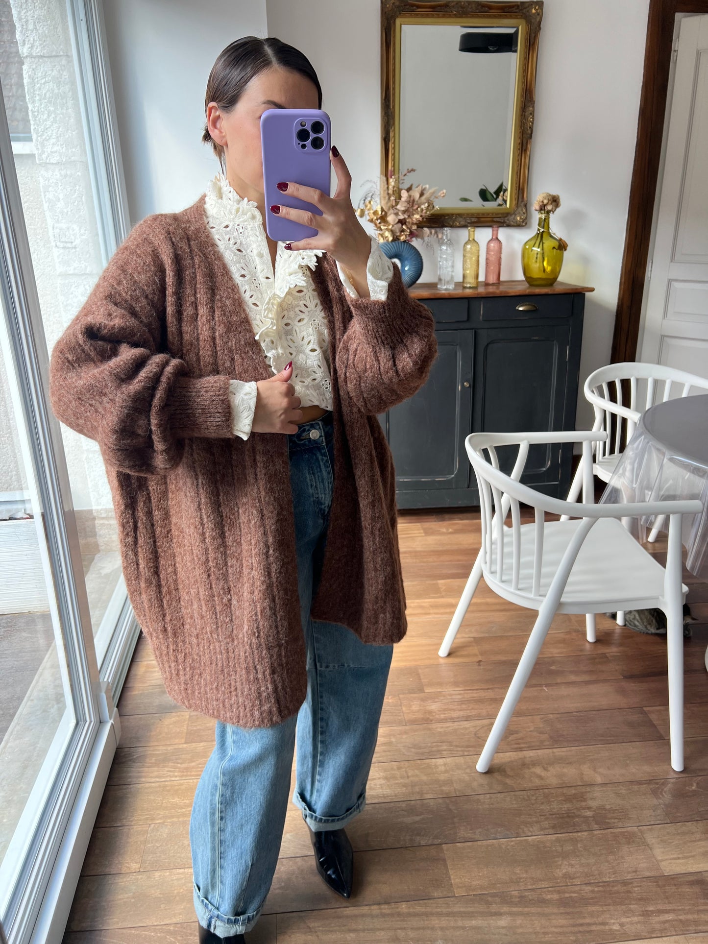 Gilet Ginette chocolat