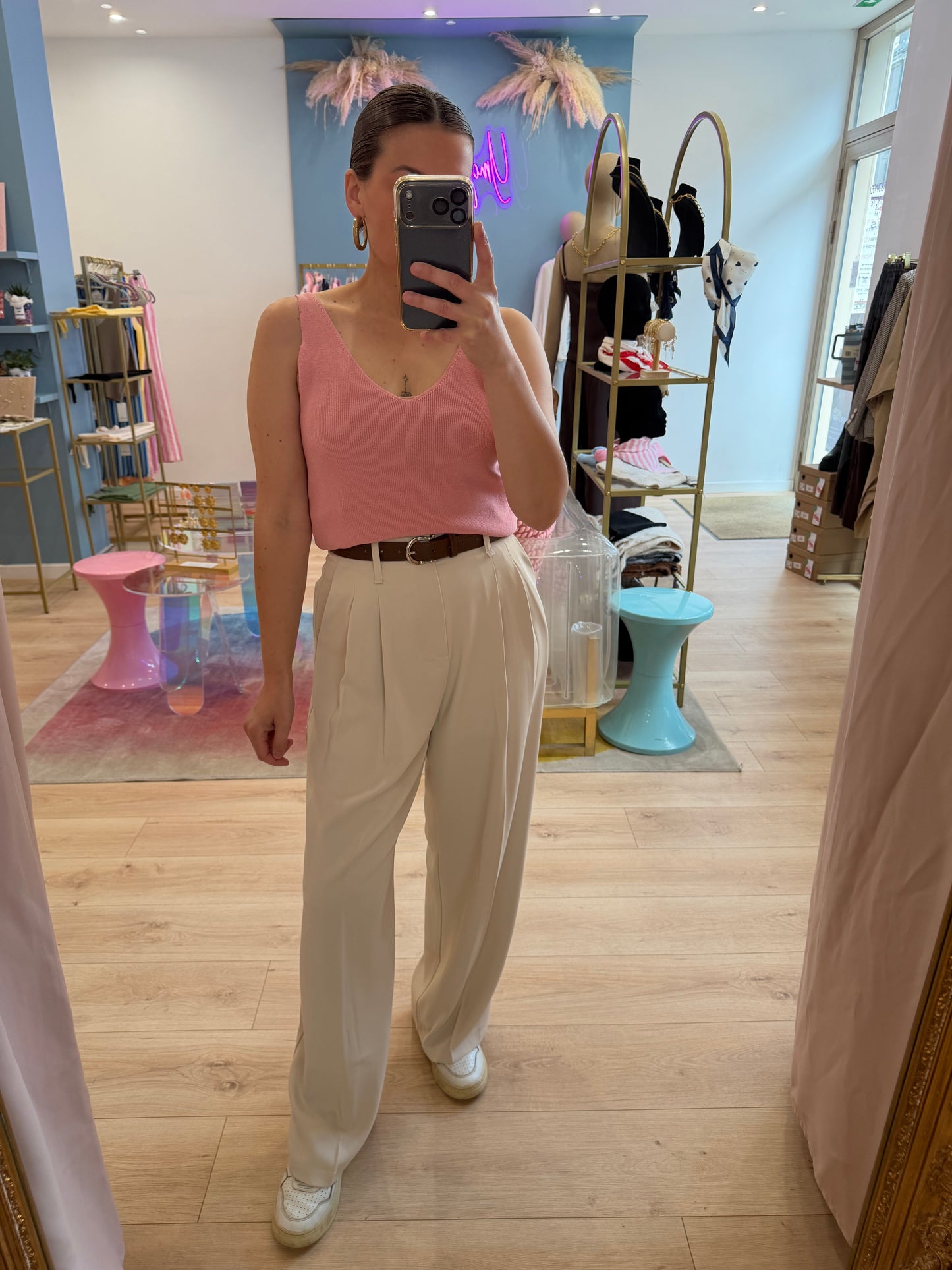 Pantalon Lauriane beige