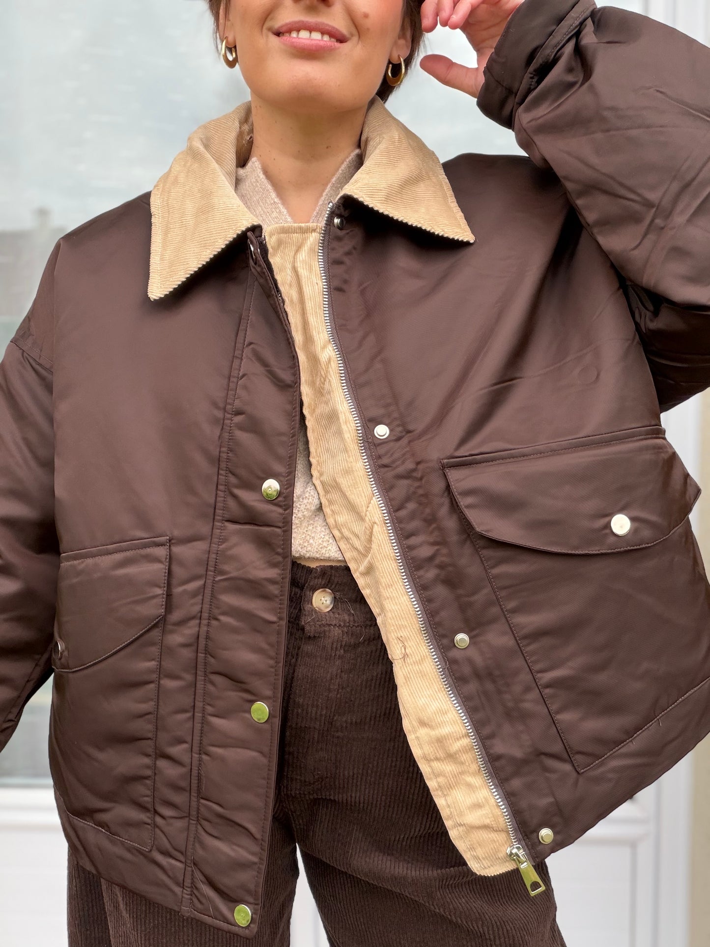 Manteau Nova chocolat